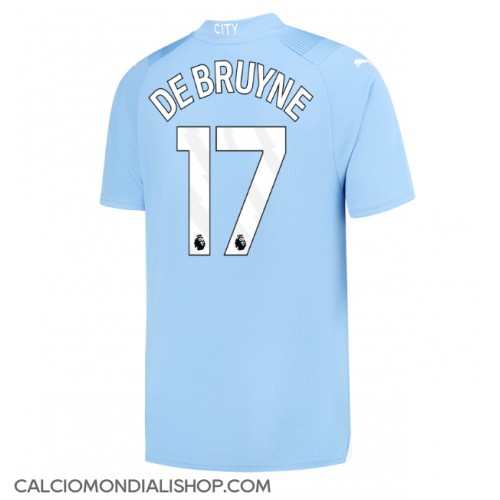 Maglie da calcio Manchester City Kevin De Bruyne #17 Prima Maglia 2023-24 Manica Corta